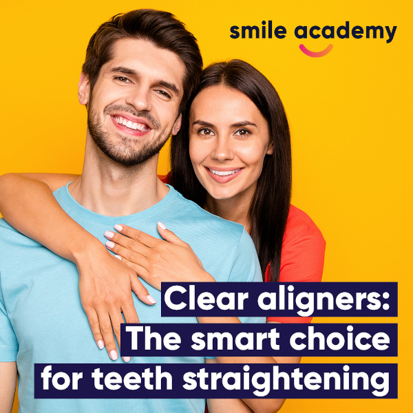 Teeth Straightening with Smile Academy - the clear choice